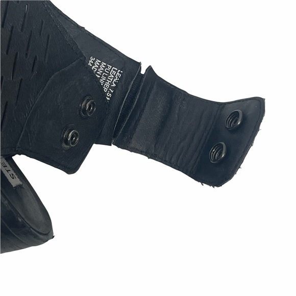 Steve Madden Leala Open Toe Bootie Black Size 7.5 - Picture 8 of 11